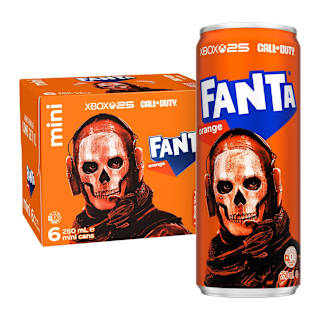 Fanta Orange Soft Drink Multipack Mini Cans