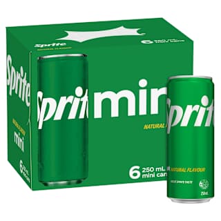 Sprite Lemonade Soft Drink Multipack Mini Cans