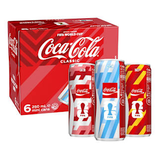 Coca-Cola Classic Soft Drink Multipack Mini Cans