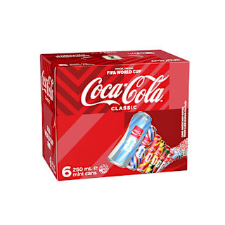 Coca-Cola Classic Soft Drink Multipack Mini Cans
