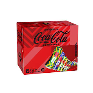 Coca-Cola Zero Sugar Soft Drink Multipack Mini Cans