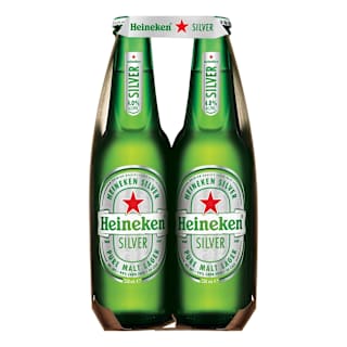 Heineken Silver Bottle 330mL 6 Pack