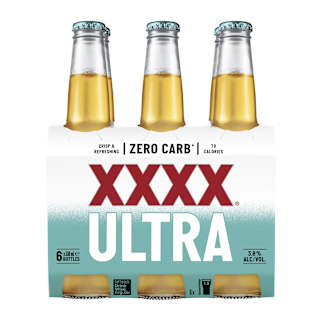 XXXX Ultra Bottle 330mL 6 Pack