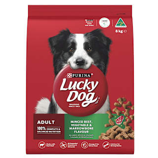 Purina Lucky Dog Minced Beef Vegetables & Marrowbone