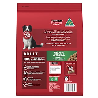 Purina Lucky Dog Minced Beef Vegetables & Marrowbone