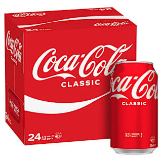Coca-Cola Classic Soft Drink Multipack Cans