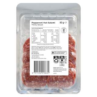 Primo Thinly Sliced Pepperoni Hot Salami