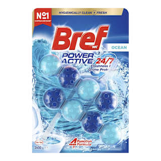 Bref Power Active Ocean Breeze Rim Block Toilet Cleaner