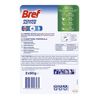 Bref Power Active Ocean Breeze Rim Block Toilet Cleaner