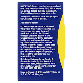 Tampax Pearl Compak Tampons Regular