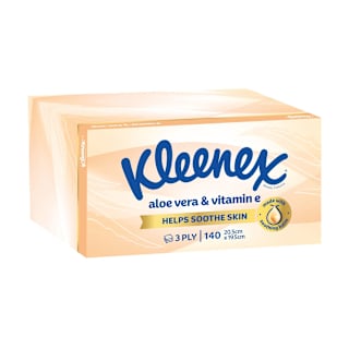 Kleenex Aloe Vera & Vitamin E Facial Tissues