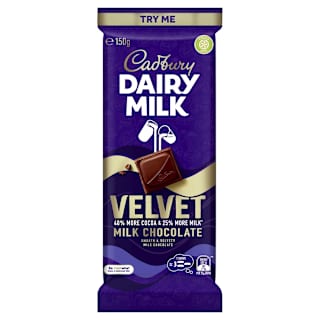 Cadbury Dairy Milk Velvet Milk Chocolate