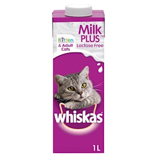 WHISKAS Cat Kitten Treat Milk Plus Carton