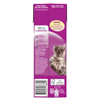 WHISKAS Cat Kitten Treat Milk Plus Carton