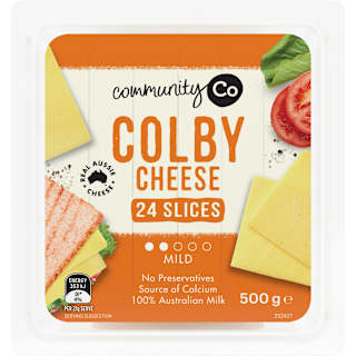 Community Co Sliced Colby Cheese