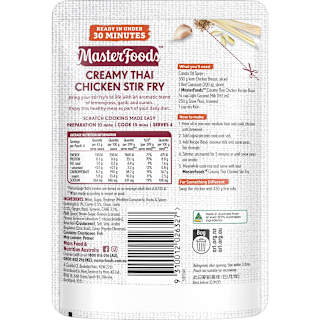 MasterFoods Stir Fry Recipe Base Creamy Thai Chicken