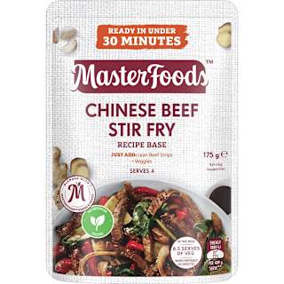MasterFoods Chinese Beef Stir Fry Recipe Base