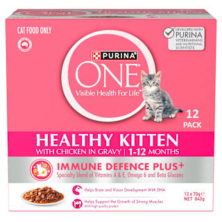 Purina One Kitten Pet Food Chicken Multipack
