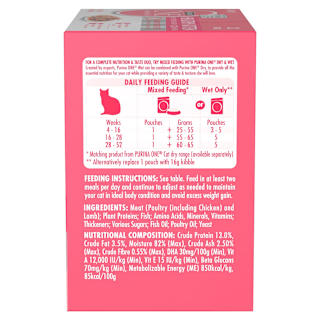 Purina One Kitten Pet Food Chicken Multipack