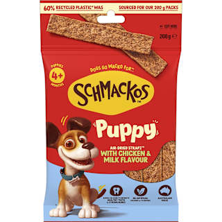 Schmackos Strapz Puppy Chicken Milk