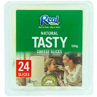 Real Natural Tasty Cheese Slices