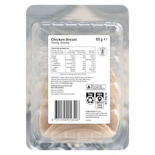 Primo Thinly Sliced Chicken Breast
