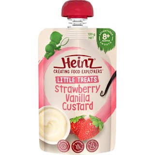 Heinz 8 Months+ Strawberry & Vanilla Custard
