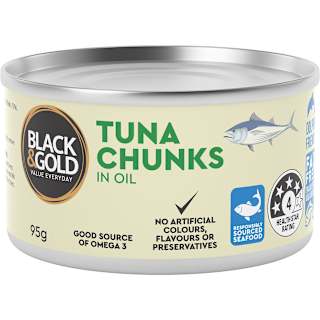 Black & Gold Skipjack Tuna In Oil