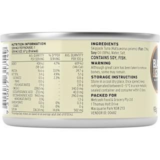 Black & Gold Skipjack Tuna In Oil