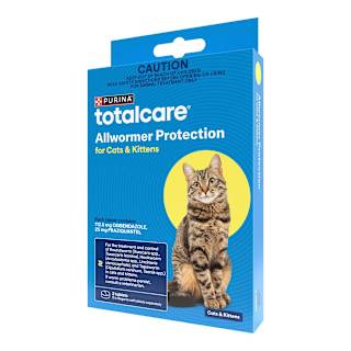 Purina Total Care Palatable Allwormer Cat Kittens Treatment Tablets