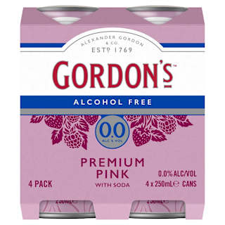 Gordon's Pink Alcohol Free Gin 0.0% & Soda