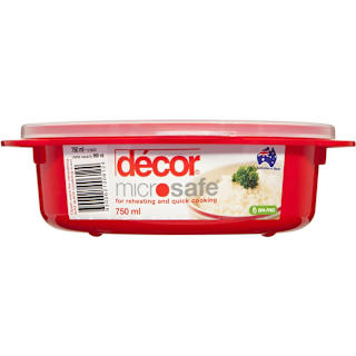 Decor Microsafe Container Round