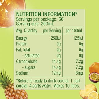 Golden CircleFruit Cup Cordial