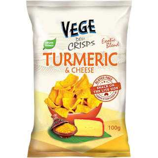 Ajitas Vege Chips Deli Crisps Turmeric & Cheese