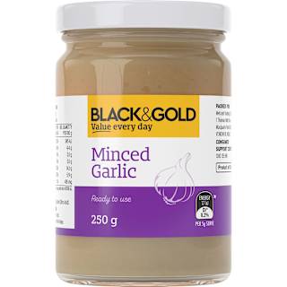 Black & Gold Minced Garlic