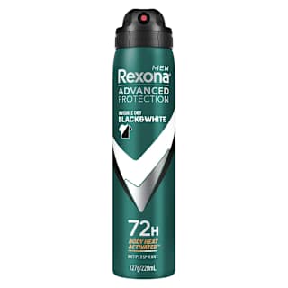 Rexona Men Advanced Protection Invisible Dry Black & White