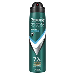 Rexona Antiperspirant Aerosol Advanced Invisible Ice Fresh with Antibacterial Protection