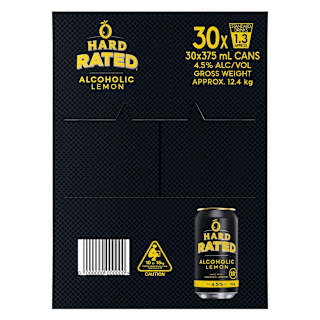 Hard Rated Alcoholic Lemon Can 375mL