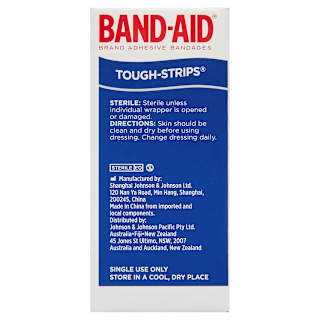 Band-aid Tough Strips Brand