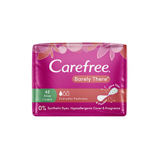 Carefree Barely There Aloe Panty Liners