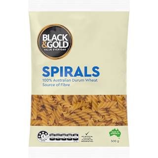 Black & Gold Spirals
