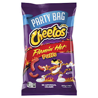 Cheetos Flamin Hot Puffs
