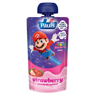Pauls Milky Max Custard Strawberry