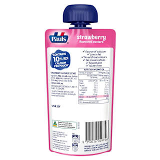 Pauls Milky Max Custard Strawberry