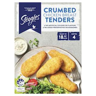 Steggles Chicken Breast Tenders Crumbed