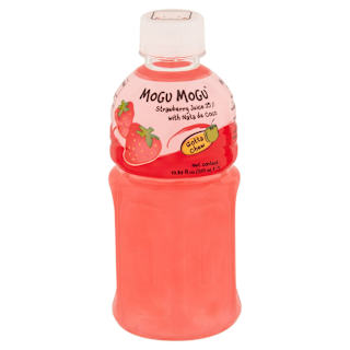 Mogu Mogu Strawberry Juice with Nata de Coco