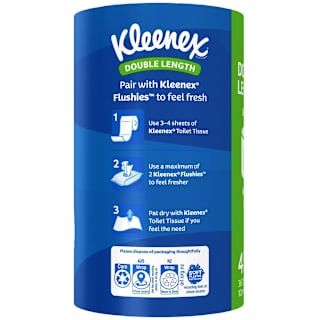 Kleenex Double Length Toilet Tissue