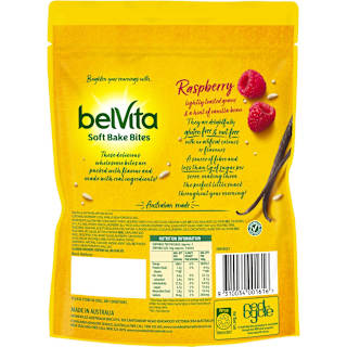 belVita Soft Bake Bites Biscuits Raspberry and Vanilla Bean