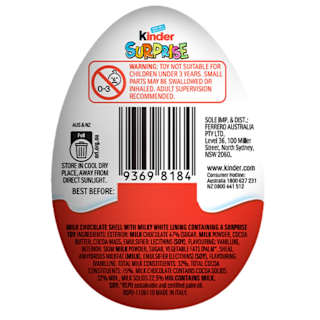 Kinder Surprise Chocolate Egg Pink