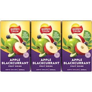 Golden Circle Apple Blackcurrant Fruit Drink Multipack Poppers